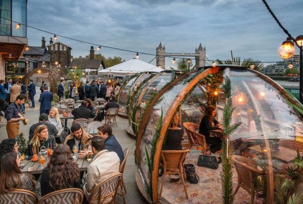 Umbrella Bar at the Coppa Bar London